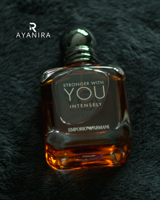 Stronger With You Intensely by Giorgio Armani Eau De Parfum Spray 3.4 oz (Men)