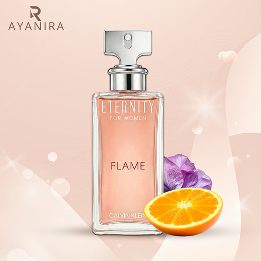 Eternity Flame by Calvin Klein Eau De Parfum Spray 3.4 oz (Women)